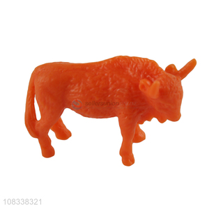 Online wholesale jungle animal model simulation buffalo fidget toy