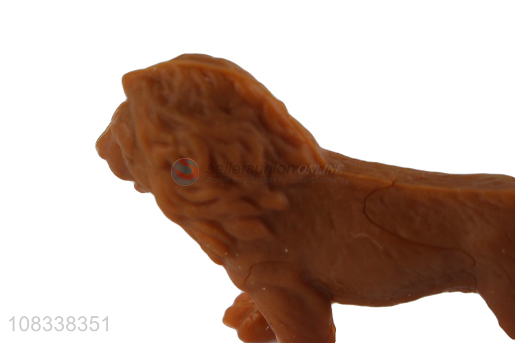 Wholesale simulation lion figurines animal model toy for teaching