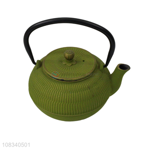 Factory supply 0.9L cast iron Japanese tetsubin tea pot with tea infuser