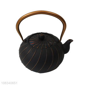 High quality 1.2L Japanese tetsubin cast iron tetsubin rustic teapot