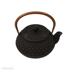 Best selling 0.8L antique metal cast iron tea pot for loose tea