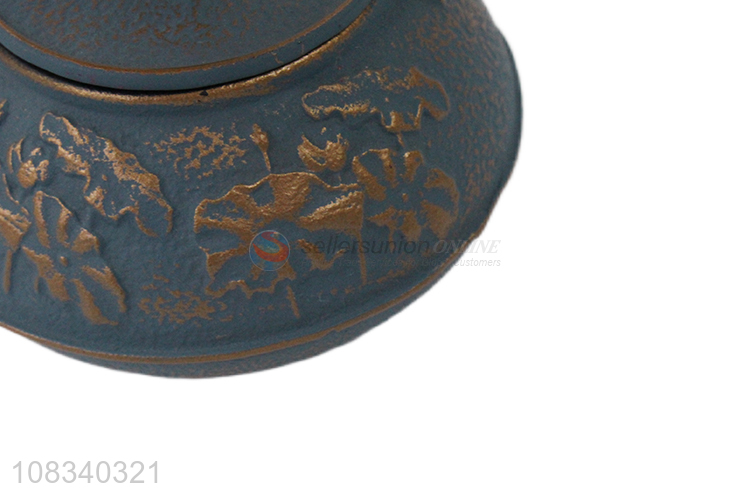 Popular design 0.9L Chinese kungfu tea pot cast iron teapot for tea bags