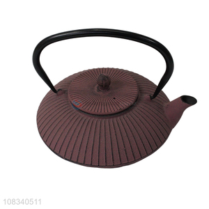 New products 1.2L Japanese tetsubin cast iron teapot with metal infuser