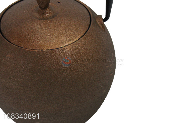 Factory supply 1.3L loop-handled cast iron teapot Chinese tea kettle