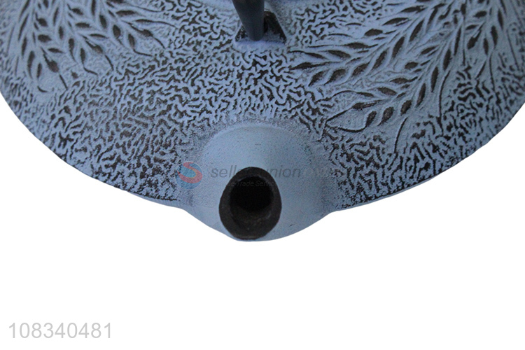 Factory price 0.8L enamel tea kettle cast iron teapot for fruit tea