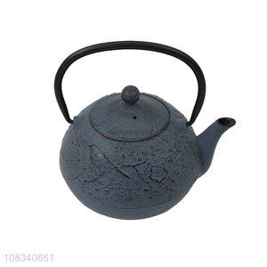 Hot selling 0.6L corrosion resistant cast iron teapot tea kettle