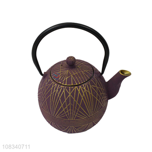Popular design 1.0L cast iron teapot Japanese tetsubin tea kettle