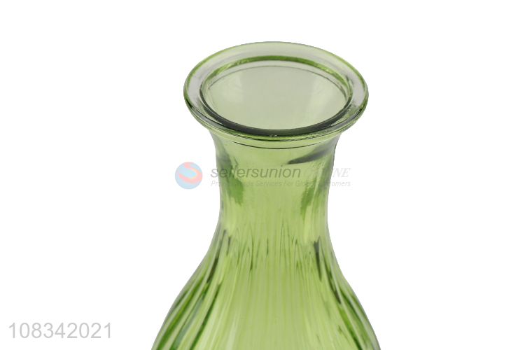 Wholesale colored glass vase hydroponics planter for wedding decor