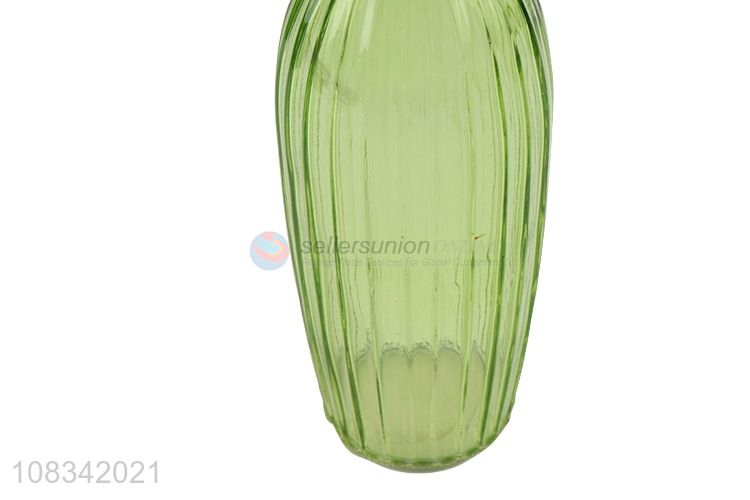 Wholesale colored glass vase hydroponics planter for wedding decor