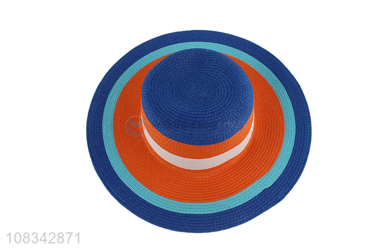 High Quality Fashion Straw Hat With Draw String Bag