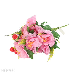 Delicate Design Simulation Flower Decorative Artificial Bouquet