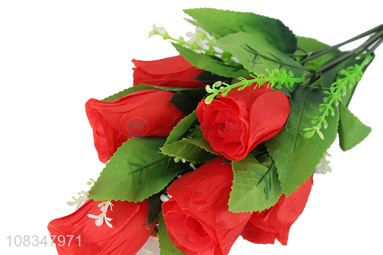 Custom Room Decoration Artificial Flower Fake Rose Flower