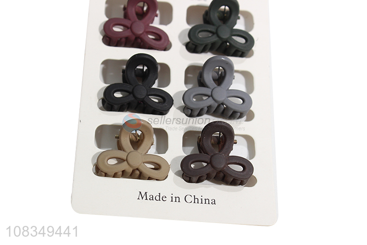 Yiwu wholesale fashion hair claws mini portable hairpins