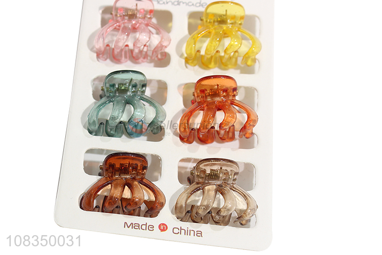 Top selling durable plastic hair claws fashion hair accessories
