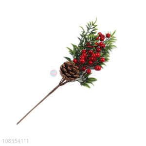 Yiwu market wholesale artificial decorative twig Christmas branch