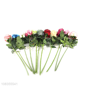 China supplier single flannel rose holiday decorative cuttings