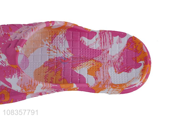 Online wholesale home fashion flip flops ladies causal slippers