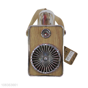 Wholesale portable hanging neck fan vintage mini fan with water mist