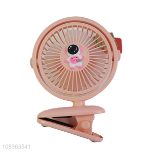 China supplier low noise rechargeable mini clip on fan table fan