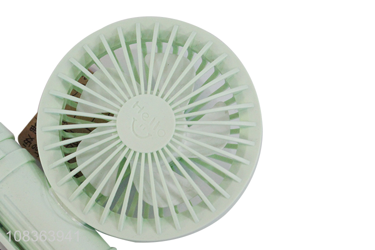 Good quality head-mounted fan rechargeable mini fan with led light