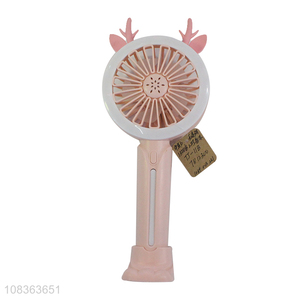 China imports cute mini fan portable fan handheld fan with light