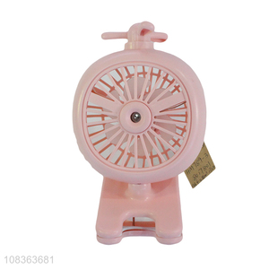 Recent design water misting handheld fan rechargeable fan for outdoor