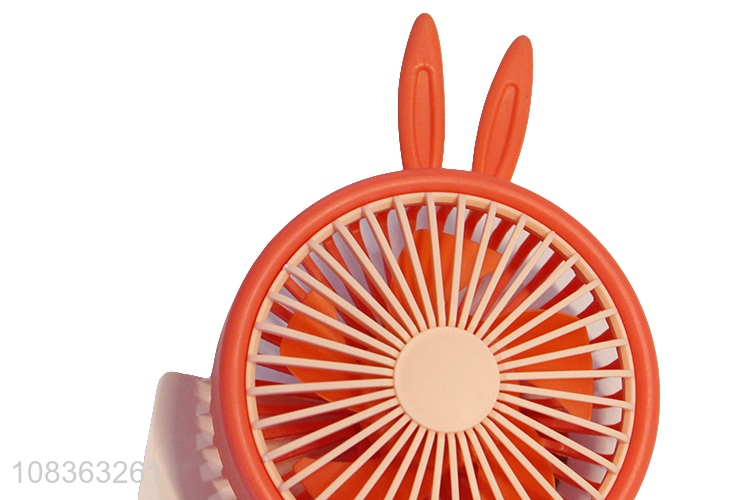 New imports cute portable fan handheld fan with phone stand and light
