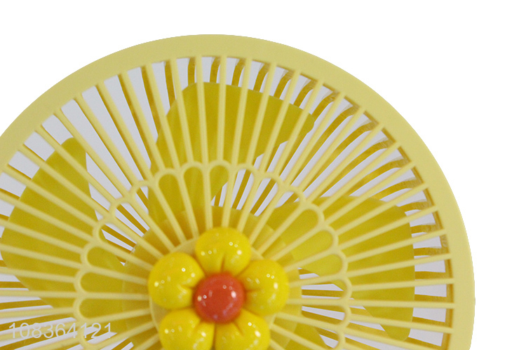 Factory supply candy colored rechargeable desk fan for women girls