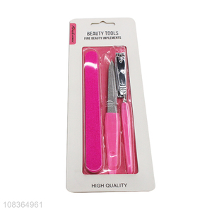 China imports 4 pieces <em>manicure</em> pedicure <em>set</em> nail file nail clipper <em>set</em>