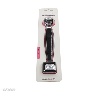 Wholesale <em>manicure</em> pedicure tool stainless steel callus remover with blades