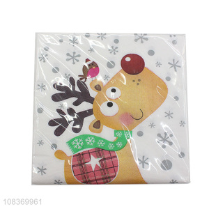 Hot sale cartoon printed tissue skin-friendly paper napkins