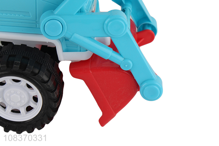 Wholesale sliding engineering vehicle truck model toy plastic toy vehcle