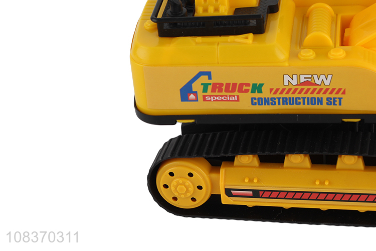 China imports plastic engineering truck simulation vehicle toy excavator