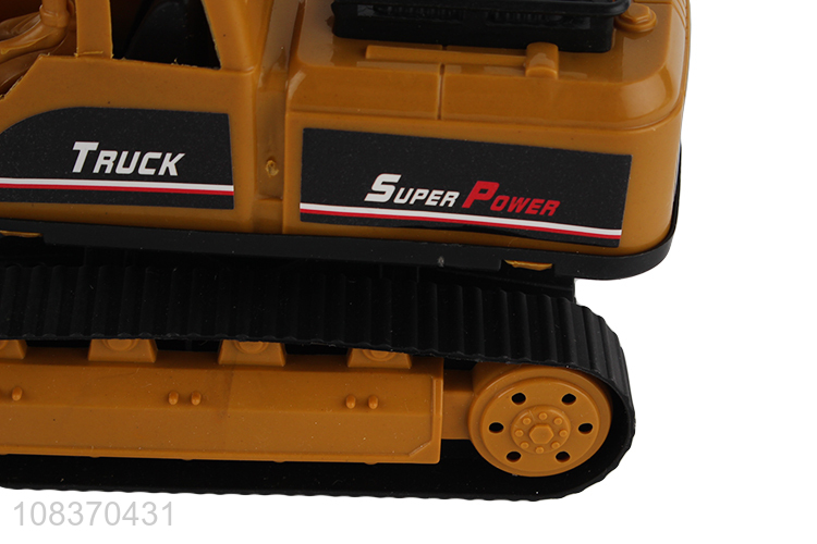 Wholesale plastic toy excavator construction truck simulation vehicle toy