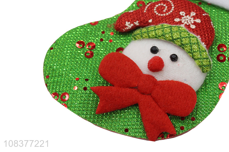 Wholesale from china hanging ornaments christmas socks for decoration