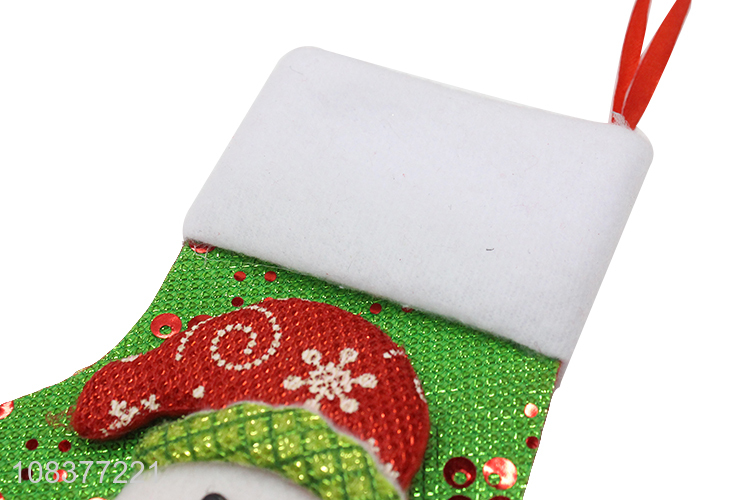 Wholesale from china hanging ornaments christmas socks for decoration