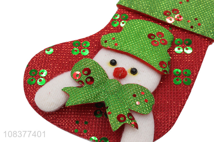 Latest design hanging christmas socks for xmas tree decoration