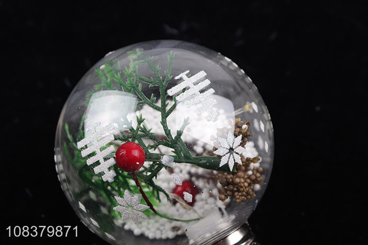 Best seller creative christmas ball ornaments with lights