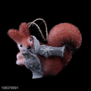 Factory Wholesale Cute Foam Squirrel Ornament for Party