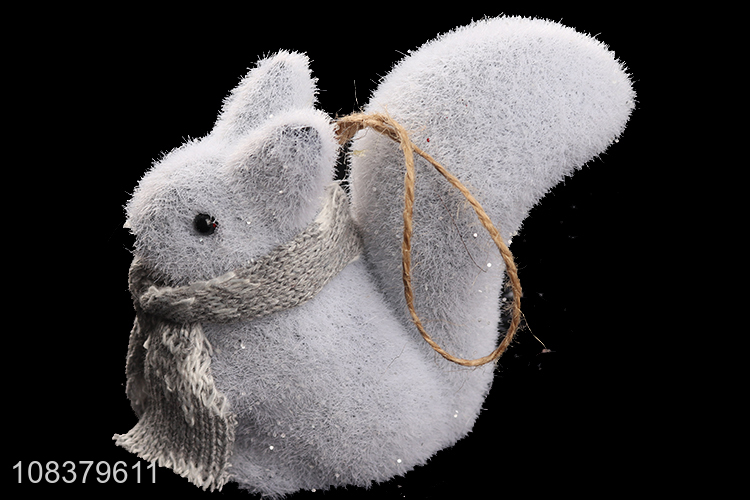 China wholesale foam squirrel ornament holiday hanging ornament