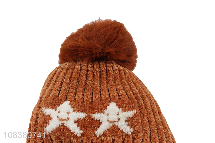 Wholesale Fashion Earmuffs Hat Kids Winter Warm Hat