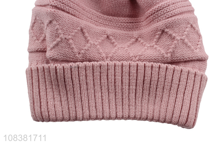 Wholesale Comfortable Knitted Hat Kids Beanie For Children