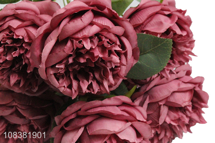 Wholesale from china 7heads fake flower for garden decoration