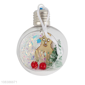 Hot selling party decoration christmas hanging ornaments ball