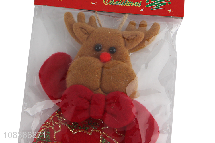 High Quality Cute Elk Hanging Ornament Christmas Decoration