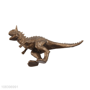 Creative design children tpr soft dinosaur model toys for gifts