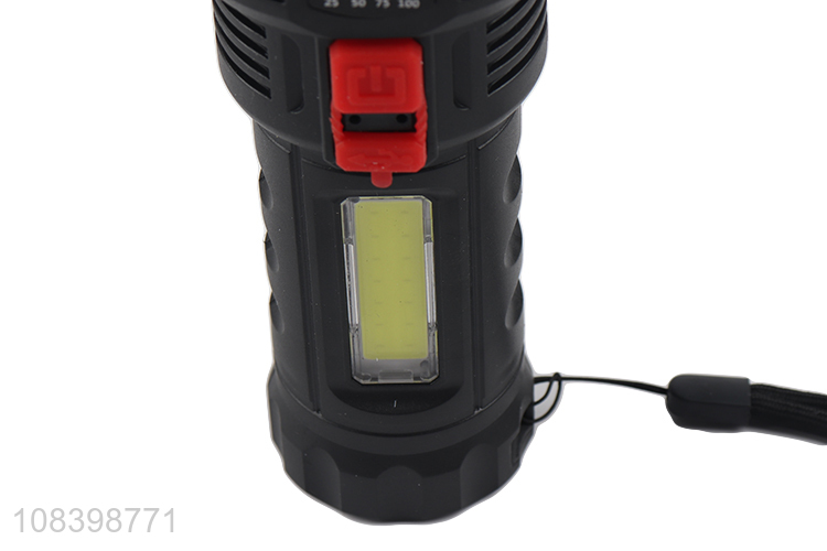 Wholesale usb charging led flashlight multifunctional light for camping