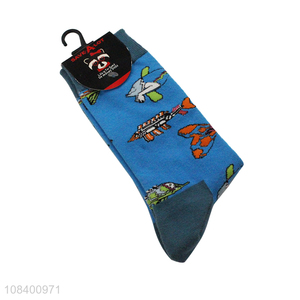 Yiwu factory cartoon cotton fashion casual socks for sale