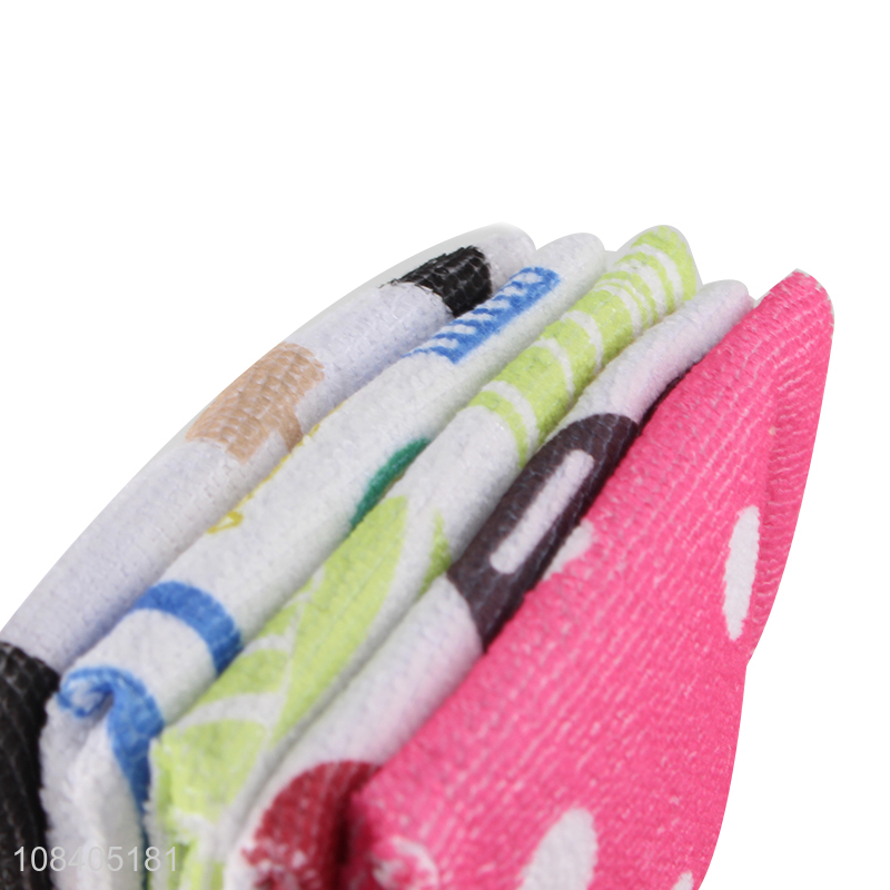 High quality 5 pieces multi-use cleaning towels reusable rags for kitchen