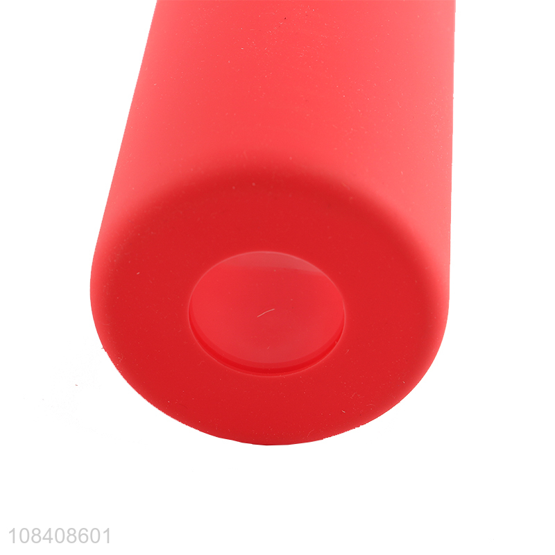 Yiwu market silicone cover glass water mug water bottle